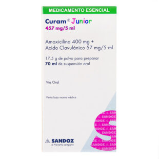 CURAM JUNIOR 457 MG SUSP. 70 ML (3%+)