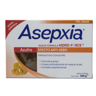 JABON ASEPXIA AZUFRE 100 GR(SF)