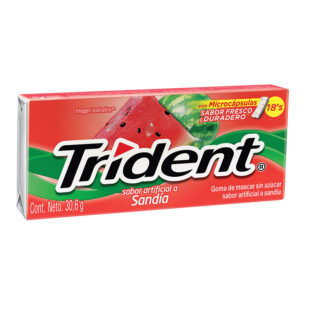 CHICLE TRIDENT SANDIA 12 UND