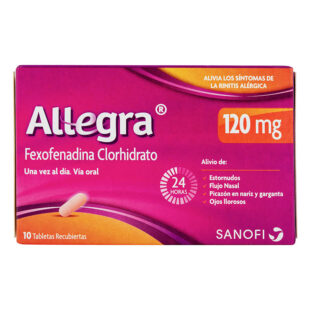 ALLEGRA 120 MG 10 COMPRIMIDOS (3%+)