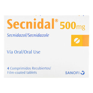 SECNIDAL 500 MG 4 TABLETAS