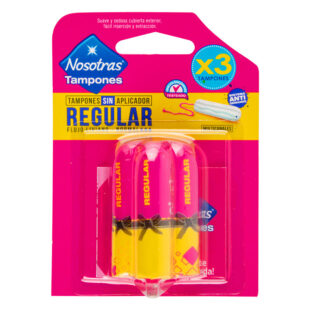TAMPON NOSOTRAS REGULAR 3 UND