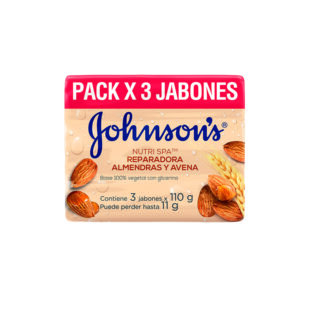 3 JABON JJ ADULTO AVENA 110 GR