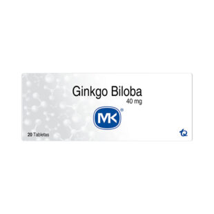GINKGO BILOBA 40 MG 20 TABLETAS MK
