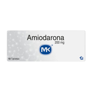 AMIODARONA 200 MG 10 TABLETAS MK
