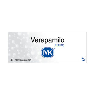 VERAPAMILO 120 MG 30 TABLETAS MK