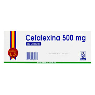 CEFALEXINA 500 MG 250 CAPSULAS  RC (A)