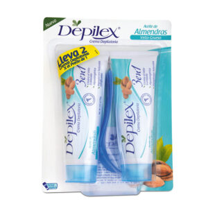 CREMA DEPILEX 3 EN 1 VEL.GRUESO 100G 2X1