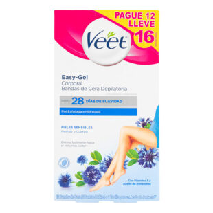 VEET BANDAS PIEL SENSIBLE PG12LL16