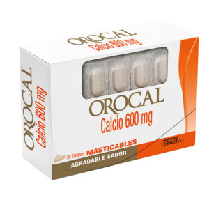 OROCAL CALCIO 600 MG 30 TABLETAS