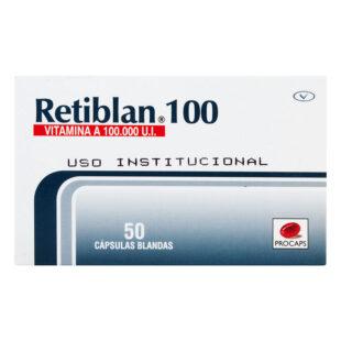 RETIBLAN 100 MG 50 CAPSULAS
