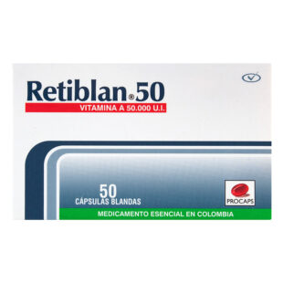 RETIBLAN 50 MG 50 CAPSULAS