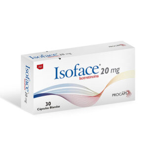 ISOFACE 20 MG 30 CAPSULAS (3%+)(A)(PAE)