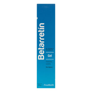 BETARRETIN 0.025% GEL 30 GR