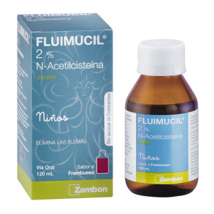 FLUIMUCIL NINOS JARABE 2% 120 ML.