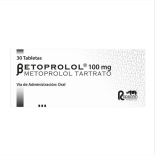 BETOPROLOL 100 MG 30 TABLETAS(M)24360
