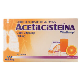 ACETILCISTEINA 200 MG 30 SBS GF