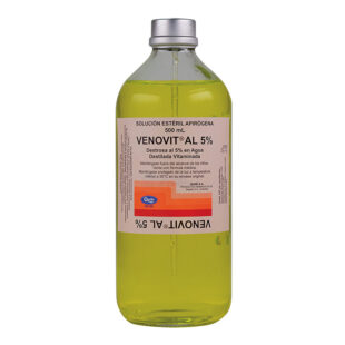 SUERO VENOVIT 5% A/D 500 ML