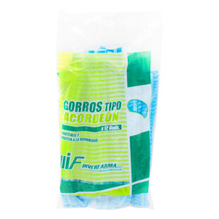 GORRO ACORDEON AZUL 12 UND INVERFARAMA