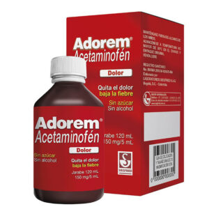 ADOREM ACETAMINOFEN 150 MG JARABE 120 ML