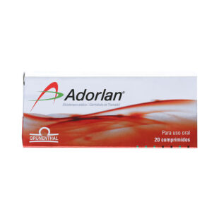ADORLAN 25 MG 20 CAPSULAS (3%+)(PAE)