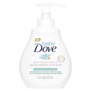 JABON DOVE BABY LIQUI.HUM.SENSIBLE 200ML