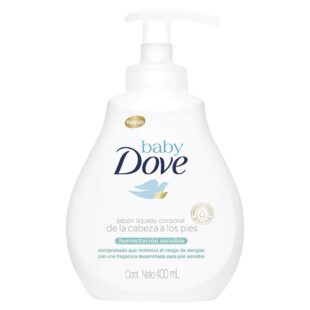 JABON DOVE BABY LIQUI.HUM.SENSIBLE 400ML